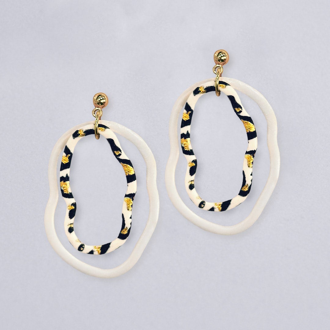 Zara tortoiseshell earrings online