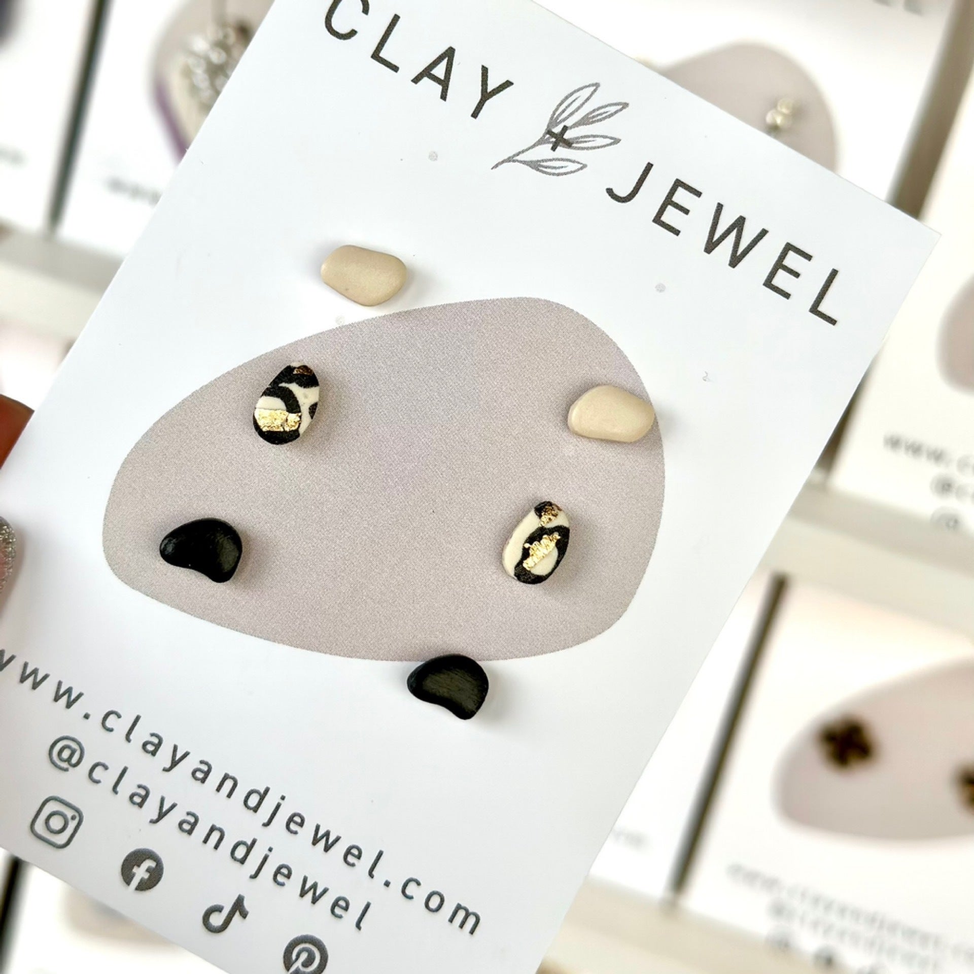 Leopard earrings zara discount